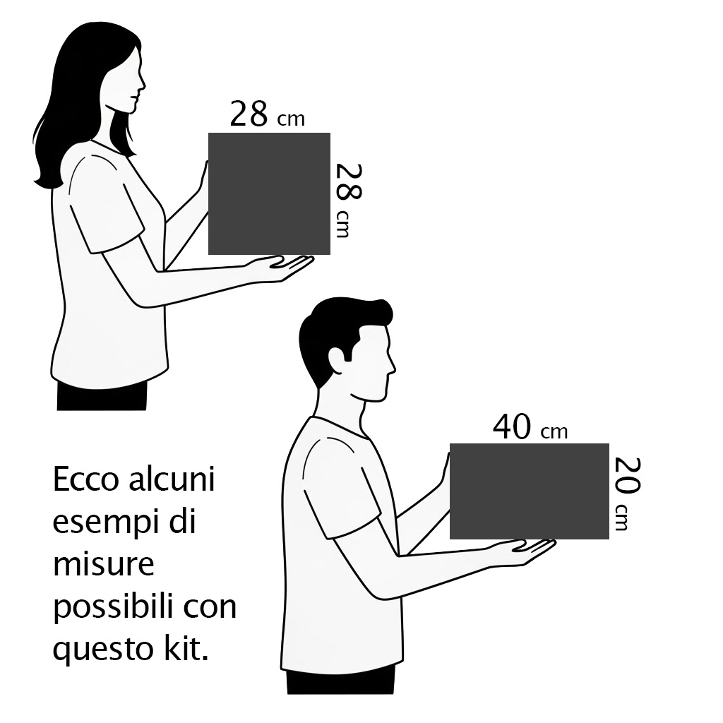 Kit Base - 2.500 cubetti